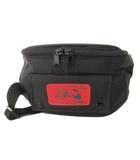 ディズニー Disney 美品 ボディバッグ ウエストポーチ 黒 ブラック