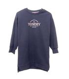 トミーヒルフィガー TOMMY HILFIGER ワンピース 長袖 女の子 子供服 110 紺 ネイビー ■GY54 A0124