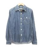 ジャーナルスタンダード JOURNAL STANDARD デニム シャツ 長袖 カットソー トップス L 青 ブルー