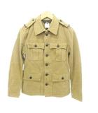 グリーン green 美品 エポーレット ジャケット コットン 日本製 1 Sサイズ ベージュ ■TC