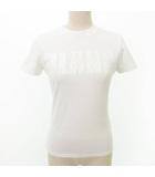 ロイスクレヨン Lois CRAYON 半袖 Tシャツ ロゴ クルーネック スリム 薄手 Mサイズ 白 ホワイト ■TC