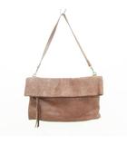 ジャンニキャリーニ GUM gianni chiarini ハンドバック ラメ 無地 レザー カバン 厚手 ピンク ■TC