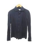 ユナイテッドアローズ UNITED ARROWS シャツ 長袖 スリム 無地 薄手 Lサイズ 紺 ネイビー