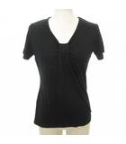 ニューバランス NEW BALANCE 半袖 Tシャツ 無地 Uネック 薄手 Lサイズ 黒 ブラック