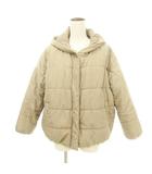 アースミュージック&エコロジー EARTH MUSIC & ECOLOGY 中綿ジャケット アウター Mサイズ ブラウン ■TC