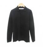 AND LEMAIRE ウール ニット シャツ カーディガン 無地 長袖 厚手 Mサイズ 黒 ブラック ■TC