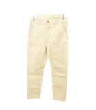 スラックス パンツ ジップフライ Sサイズ ベージュ ■TC