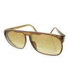 クリスチャンディオール Christian Dior サングラス 2152A 12 スクエア 度入り optyl セルフレーム アイウエア 茶 ブラウン ☆AA★