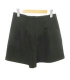 グレイル GRL ショートパンツ 無地 厚手 Lサイズ 黒 ブラック ■TC