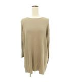 セブンアイディコンセプト 7-IDconcept ニット チュニック カットソー 38 Mサイズ ブラウン ■TC