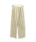 美品 ストライプパンツ スラックス Sサイズ マルチカラー