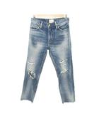 ダメージ加工 デニム ジーンズ 24 インディゴ ■TC