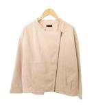 アパートバイローリーズ apart by lowrys ジャケット ブルゾン ジップアップ 無地 薄手 Lサイズ ピンク ■TC