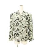 ヴィンテージ VINTAGE 美品 ジャケット 総柄 C-TK5688 日本製 Mサイズ 白黒 モノトーン /MKS