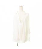 グリーム Gleam シアー シャツ チュニック ブラウス F 白 ホワイト /MKS
