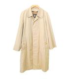 バーバリーズ Burberrys 97年製 ヴィンテージ ステンカラーコート ノバチェック ライナー付き 46 SHORT C97A ベージュ ☆AA★ /MKS A0219