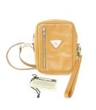 ヴィンテージ レザー セカンドバッグ ショルダー紐あり キャメル ☆AA★ /MKS