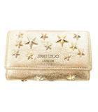 付属品あり NEPTUNE グリッター キーケース スタースタッズ メタリックゴールドカラー