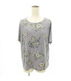 バーバリーズ Burberrys 花柄 半袖 ニット カットソー 国内正規 F アッシュブルー ■GY47