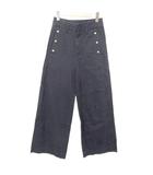 フーフー foufou クラシックマリンパンツ ワイド FF222PT02 1 S相当 黒 ブラック ■GY47 A0226