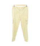バナナリパブリック BANANA REPUBLIC カーゴパンツ 無地 ジップアップ 薄手 0 約Sサイズ アイボリー /MKS