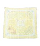 エルメス HERMES プチカレ CIELS BYZANTINS ビザンチンの空 シルクスカーフ フランス製 44×44 パステルカラー ■GY47