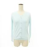 クレージュ courreges アンサンブルニット 半袖 カットソー 長袖 カーディガン ECFGD-40130 9号 Mサイズ 水色 スカイブルー ■GY47