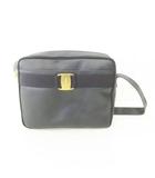 サルヴァトーレフェラガモ Salvatore Ferragamo ショルダーバッグ A214683 イタリア製 濃紺 ダークネイビー