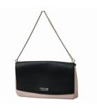 ケイトスペード KATE SPADE 2way チェーンハンドルバッグ ショルダーバッグ WKRU5437 ベビーピンク 黒 ブラック バイカラー