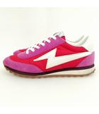 マークジェイコブス MARC JACOBS 17AW NYLON RUNNING スニーカー 36 レッド系