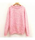 アクネ ストゥディオズ Acne Studios 21AW FN-WN-KNIT000289 モヘア混 ニット セーター クルーネック プルオーバー 美品 XS ピンク