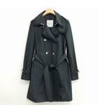 モンクレール MONCLER 2012 サイプリエンヌ CYPRIENNE トレンチコート リボンベルト 0 ネイビー
