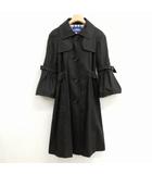 バーバリーブルーレーベル BURBERRY BLUE LABEL トレンチコート フレアスリーブ 美品 サンプル品 ブラック