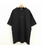 バレンシアガ BALENCIAGA 2020 LION'S LAUREL TEE BBロゴ刺繍 Tシャツ 641675 半袖 XS ブラック