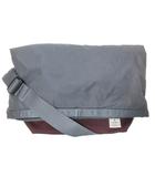 アールニューボールド R.NEWBOLD ショルダーバッグ メッセンジャーバッグ ジョイックス ナイロン 斜め掛け 鞄 A4収納 PC収納 バイカラー グレー ボルドー X