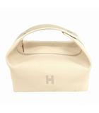 エルメス HERMES ブリッド ア ブラック GM バス用 ポーチ ハンドバック ナチュラル