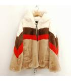 ロイヤルフラッシュ ROYAL FLASH 22AW フェイクファー ジャケット パーカー L ベージュ系
