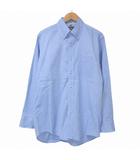 ポールスチュアート PAUL STUART ワイシャツ ドレスシャツ ボタンダウン 長袖 青 ブルー X