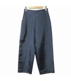 イエナ IENA 18SS リヨセルリネンルーズペグトップパンツ 18030900516120 シンチバック 小さいサイズ 34 XS相当 紺 ネイビー X