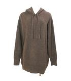 ユニクロ UNIQLO 20AW スフレヤーンロングプルパーカー 251-428868 ニット 長袖 M ダークブラウン X