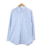 メーカーズシャツ カマクラ MAKER'S SHIRT 鎌倉 400 MADISON CLASSIC FIT ボタンダウン シャツ 長袖 チェック 16-32 1/2 41-83 L相当 ブルー系 X