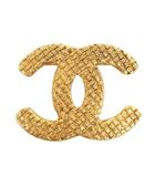 シャネル CHANEL ヴィンテージ ココマーク ブローチ GP ゴールドカラー