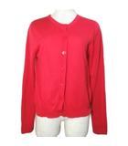 ピーエスポールスミス PS Paul Smith 19SS ニットカーディガン 長袖 薄手 クルーネック M 赤 レッド /X