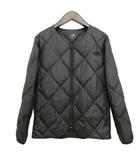 ザノースフェイス THE NORTH FACE ND91404 QUILTED ZEPHER SWEATER インナー ダウン ジャケット ノーカラー S ブラック