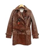 コースマイケルコース Kors michael kors ピッグレザー トレンチ コート 4 ブラウン 茶