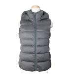 ユニクロ UNIQLO ダウンベスト ジップアップ 2WAYフード ジップアップ M グレー /X