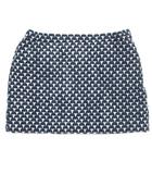 ヘリーハンセン HELLY HANSEN ミニスカート 中綿 プリマロフト 台形 総柄 アウトドアウェア L ネイビー ホワイト /X