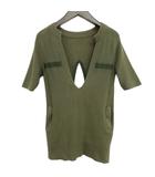 サカイ sacai 16-02436 ニット カットソー トップス 1 オリーブ