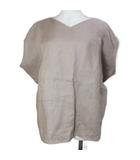 アーバンリサーチ ドアーズ URBAN RESEARCH DOORS 美品 リネン2WAYフレンチタックブラウス シャツ DR05-23M508 フレンチスリーブ Vネック One ピンク系 /X