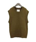 マーガレットハウエル MHL. 596-2260506 ニット ベスト セーター L オリーブ